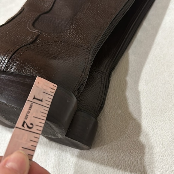 Tory Burch Christy Brown Leather Knee High Boots 7.5 - Picture 8 of 9